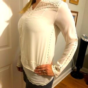 Maison Scotch Size 2 Neutral Top
